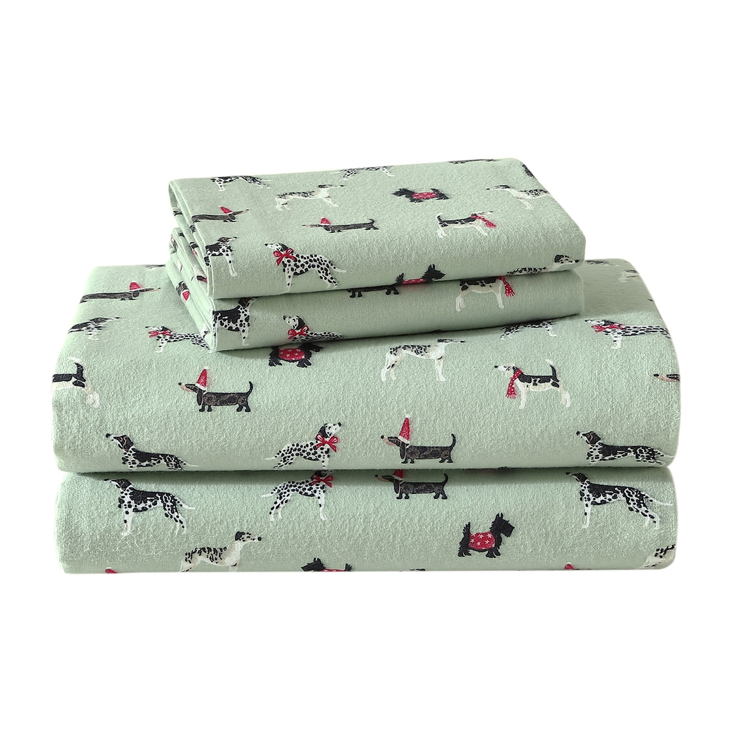 Laura Ashley Le Fleur Cotton Flannel Deep Pocket Sheet Set
