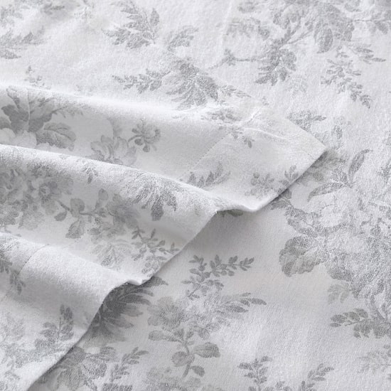 Laura Ashley Vanessa Cotton Flannel Deep Pocket Sheet Set