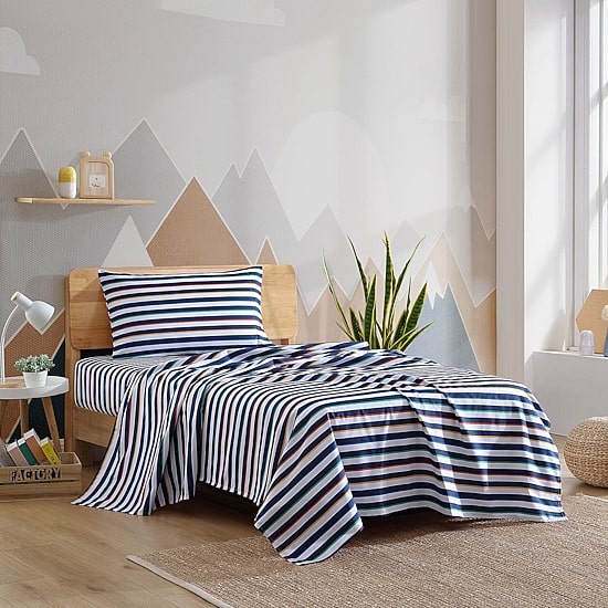 Eddie Bauer Stripes Game Sheet Set