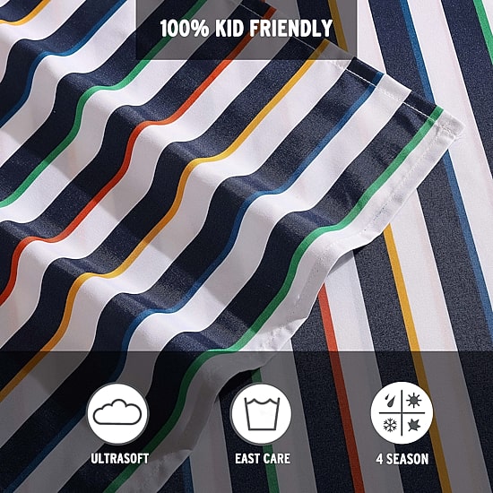 Eddie Bauer Stripes Game Sheet Set
