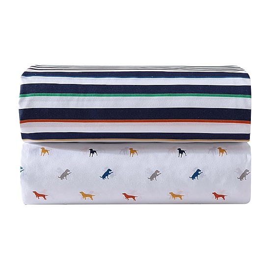 Eddie Bauer Stripes Game Sheet Set
