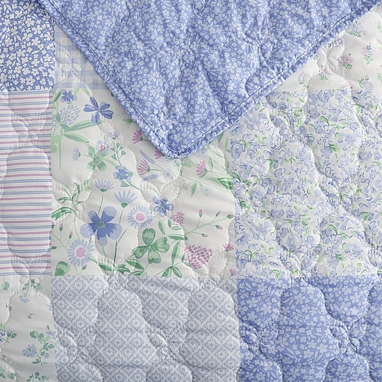 Laura Ashley Parker Patchwork Quilt Set