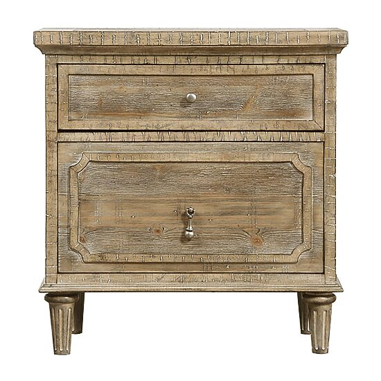 Home Point Sartosa 2-Drawer Nightstand
