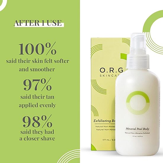O.R.G. Skincare Organic Mineral Peel Body