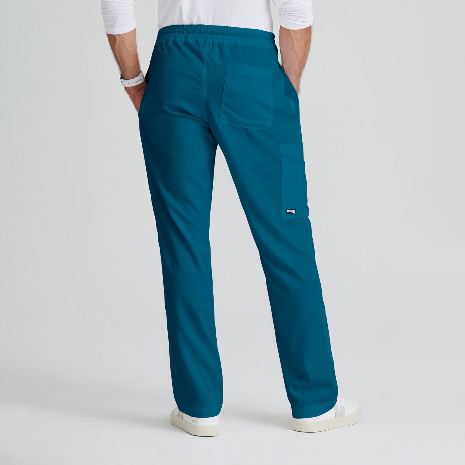 Grey's Anatomy™ by Barco Classic Grp558 Evan 5-Pocket Zip-Fly Mens Short Moisture Wicking Scrub Pant
