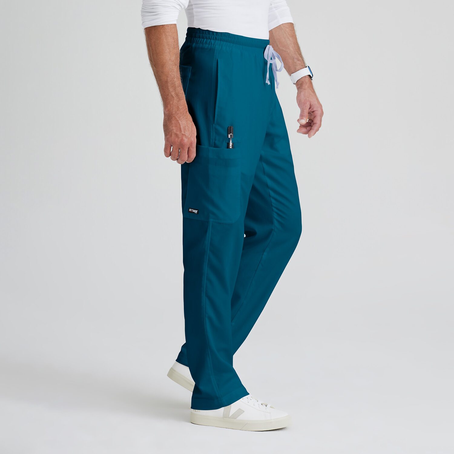 Grey's Anatomy™ by Barco Classic Grp558 Evan 5-Pocket Zip-Fly Mens Big and Tall Moisture Wicking Scrub Pant