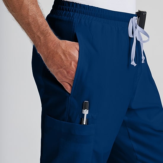 Grey's Anatomy™ by Barco Classic Grp558 Evan 5-Pocket Zip-Fly Mens Moisture Wicking Scrub Pant