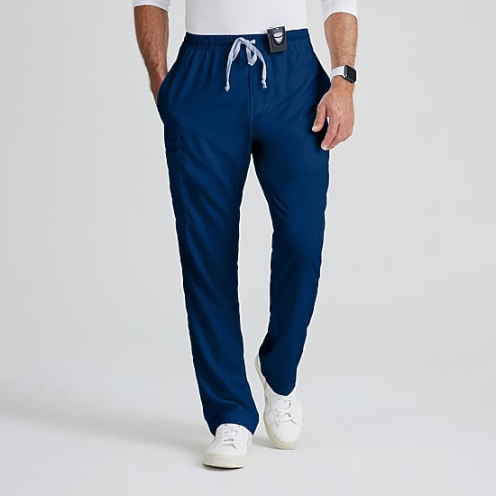 Grey's Anatomy™ by Barco Classic Grp558 Evan 5-Pocket Zip-Fly Mens Moisture Wicking Scrub Pant