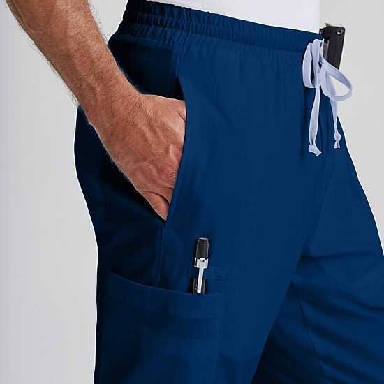 Grey's Anatomy™ by Barco Classic Grp558 Evan 5-Pocket Zip-Fly Mens Big and Tall Moisture Wicking Scrub Pant