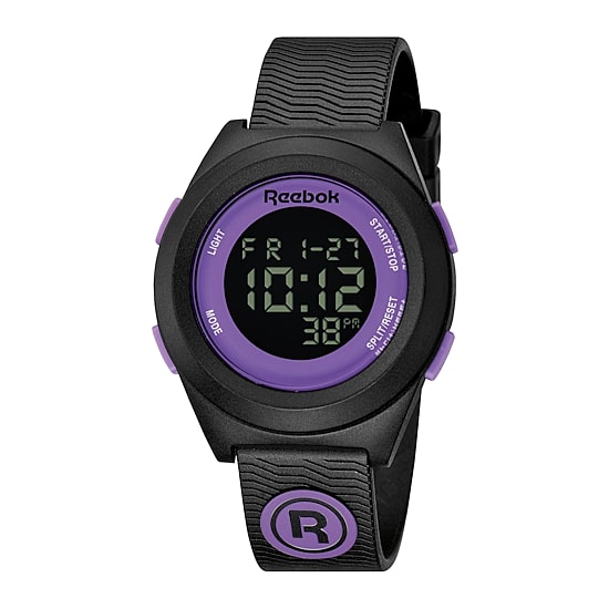 Reebok® Di-R Block Party Womens Black Strap Sport Watch