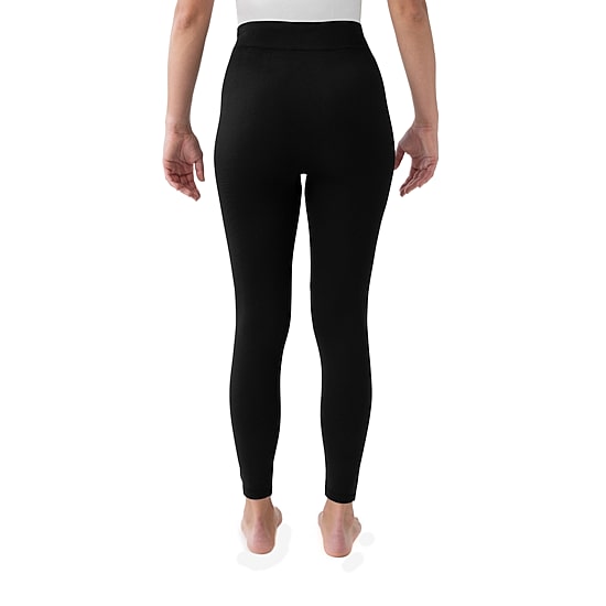 Muk Luks Fleece Lined Womens Comfort Waistband Plus Full Length Leggings