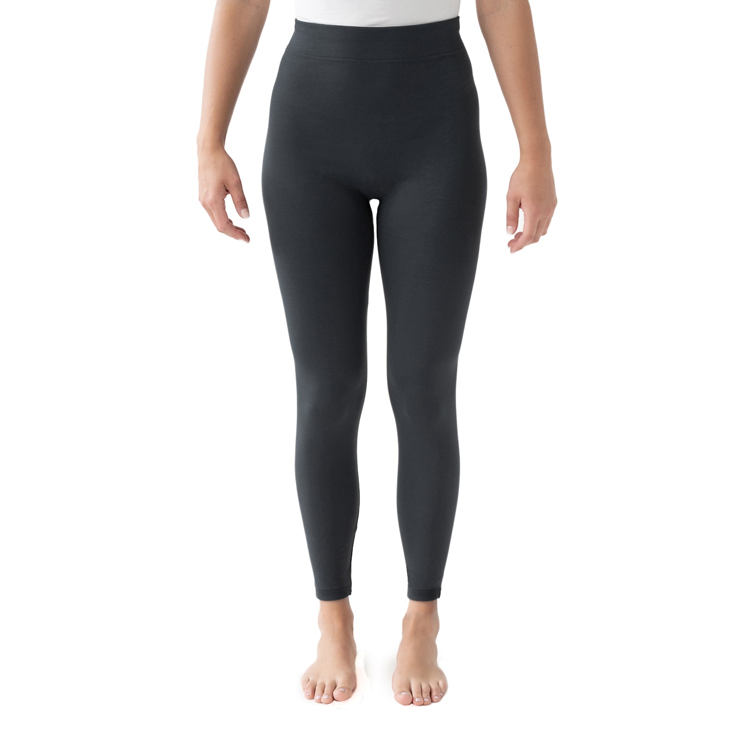 Muk Luks Fleece Lined Womens COMFORT WAISTBAND Plus Full Length Leggings
