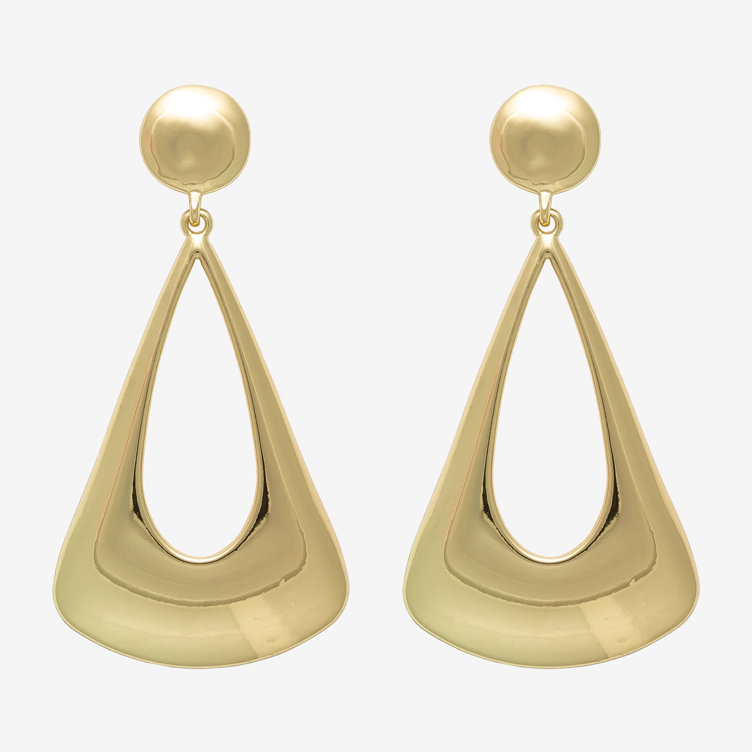 Bold Elements Womens Drop Earrings