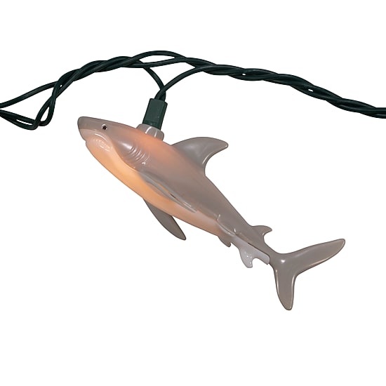 Kurt Adler 10l Shark String Lights