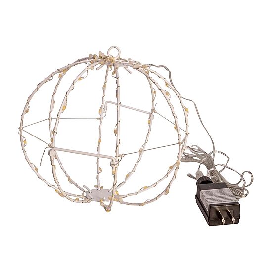 Kurt Adler 8inch Led Foldable Sphere String Lights
