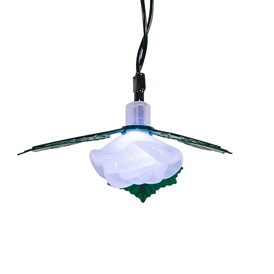 Kurt Adler Frost Rose String Lights