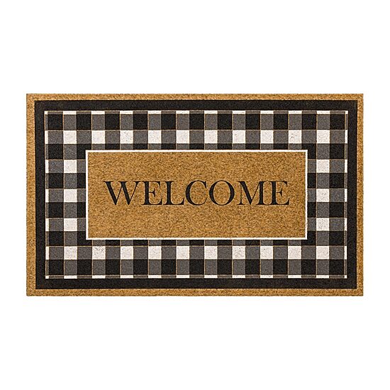 Mohawk Home Faux Coir Welcome 18"X30" Outdoor Doormat