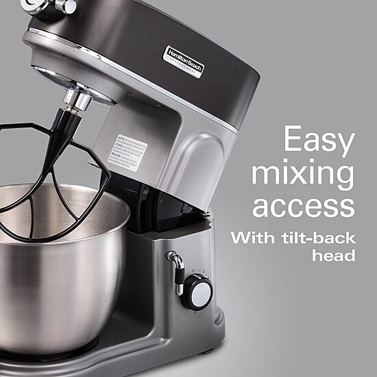 Hamilton Beach® All-Metal Stand Mixer with Attachment Hub