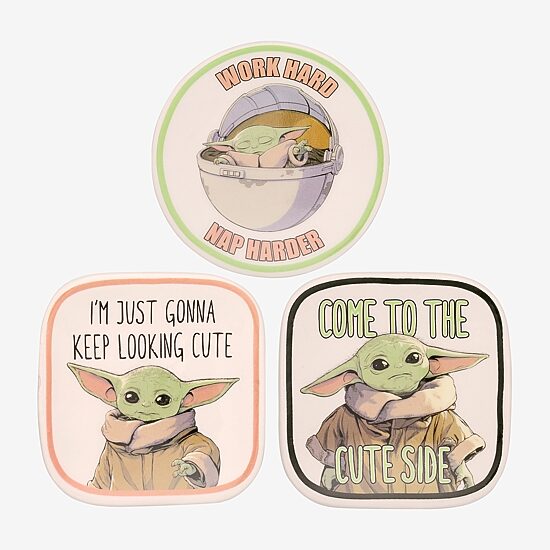 Star Wars Baby Yoda 3-pc. Jewelry Tray Set