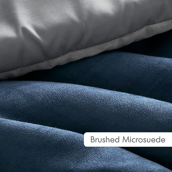 510 Design Boulder Pieced Faux Suede Midweight Comforter Set