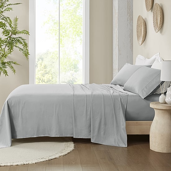 Madison Park Organic Cotton 300tc Deep Pocket Sheet Set