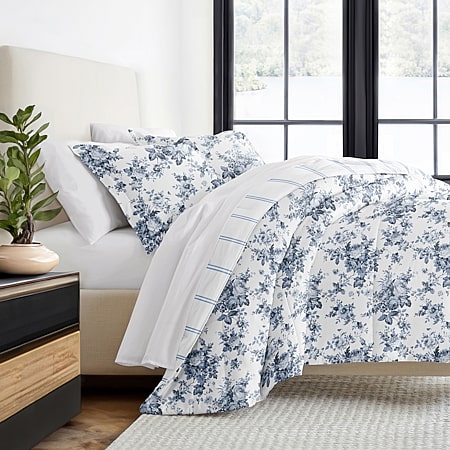 Queen Street Bylthe Pewter 4-pc. Midweight Comforter Set, Color