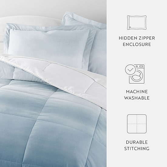 Casual Comfort Ocean Midweight Down Alternative Comforter Set