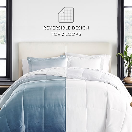 Casual Comfort Ocean Midweight Down Alternative Comforter Set