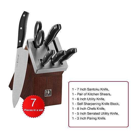 Henckels International Definition Self Sharpening 7-pc. Knife Block Set