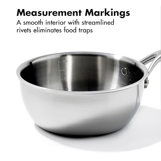 OXO Stainless Steel 3.57-qt. Chef's Pan with Lid