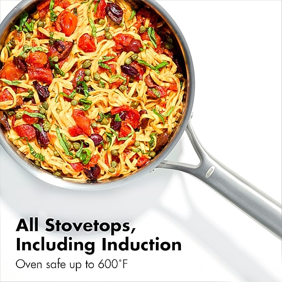 OXO Stainless Steel 3.57-qt. Chef's Pan with Lid