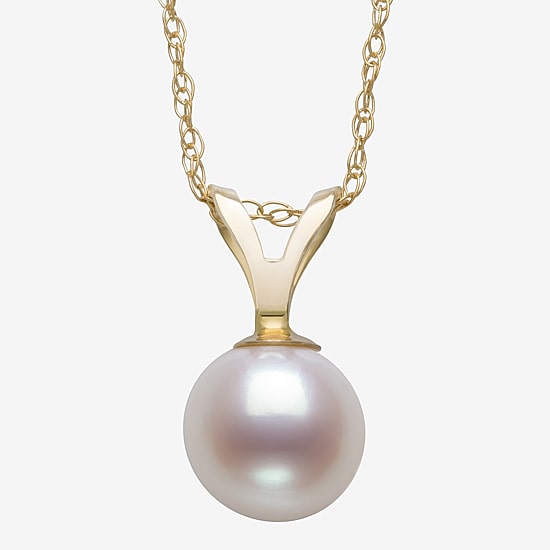Womens White Cultured Freshwater Pearl 10K Gold 2-pc. Jewelry Set