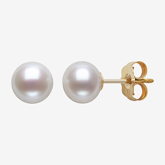 Womens White Cultured Freshwater Pearl 10K Gold 2-pc. Jewelry Set