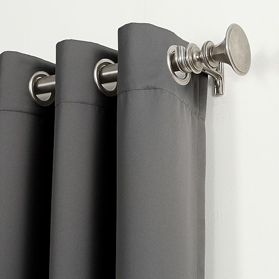 Sun Zero Saxon Grommet Top Energy Saving Blackout Single Curtain Panel