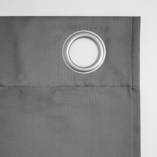 Sun Zero Saxon Grommet Top Energy Saving Blackout Single Curtain Panel