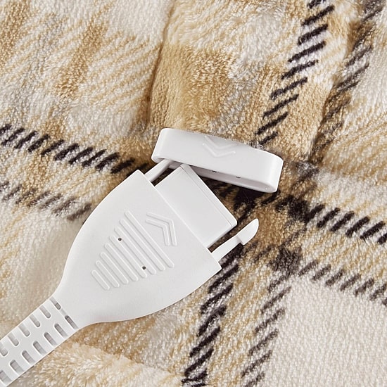 Woolrich Print Plush To Sherpa Heated Throw Heated Automatic Shut Off Throw