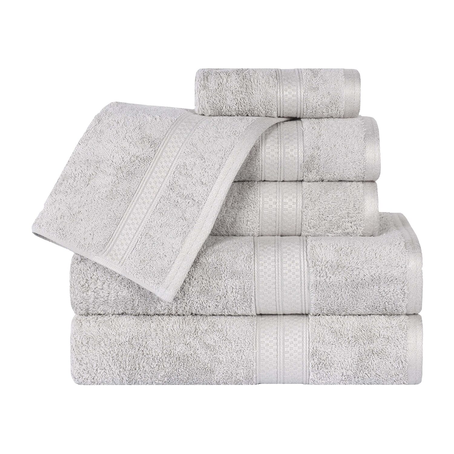SUPERIOR® Bamboo Collection | 100% Rayon From 6-pc. Quick Dry Solid Bath Towel Set