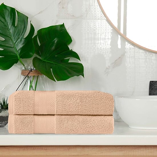SUPERIOR® Aria Collection | 100% Turkish Cotton 2-pc. Quick Dry Bath Towel