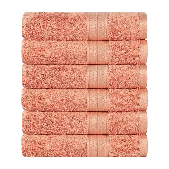 SUPERIOR® Bamboo Collection | 100% Rayon From Bamboo 6-pc. Solid Hand Towel