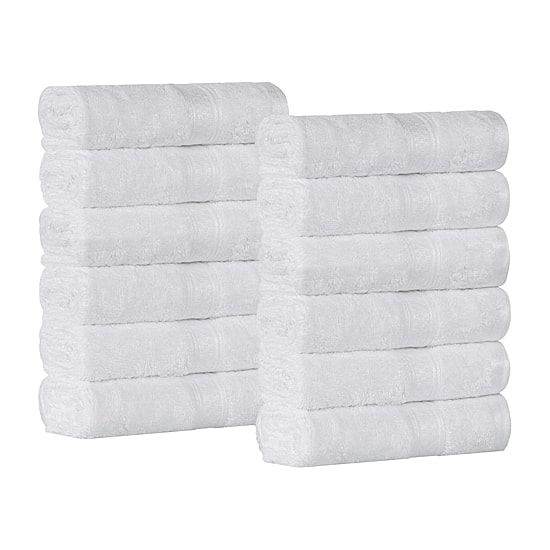 SUPERIOR® Bamboo Collection | 100% Rayon From Bamboo 12-pc. Quick Dry Washcloth
