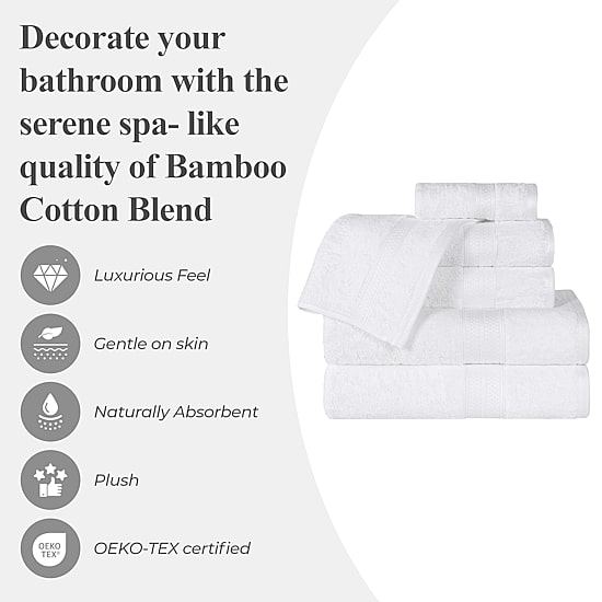 SUPERIOR® Bamboo Collection | 100% Rayon From Bamboo 12-pc. Quick Dry Washcloth