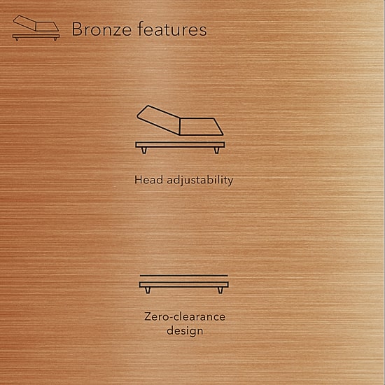 Baselogic Bronze 13" Adjustable Bed Frame Base