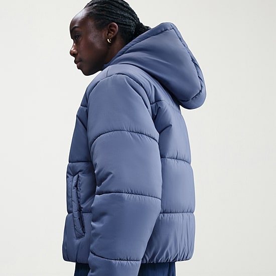Nike Womens Water Resistant Hooded Heavyweight Puffer Jacket