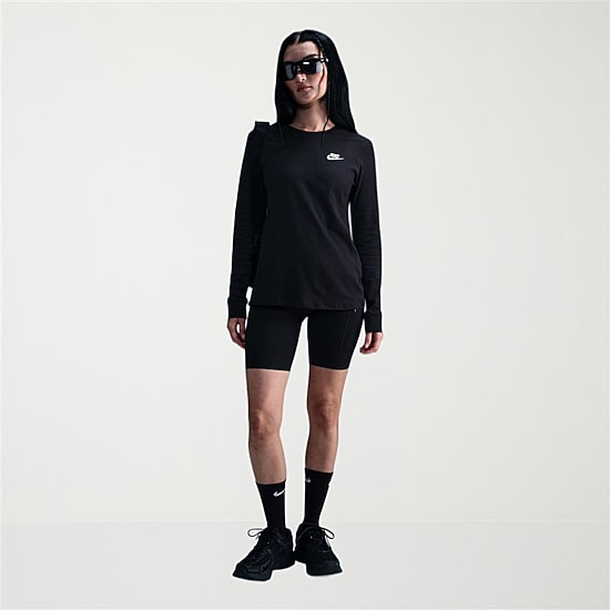 Nike Womens Crew Neck Long Sleeve Active T-Shirt