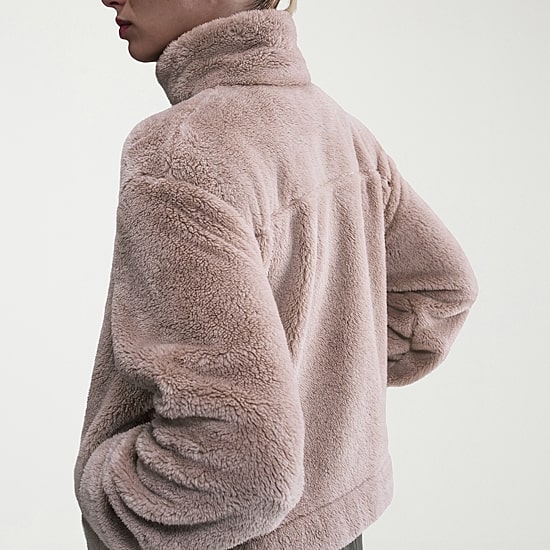 Nike Womens Fleece Lined Midweight Jacket