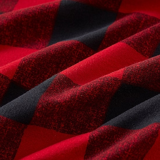 Sweet Home Collection™ Buffalo Plaid Printed Extra Deep Pocket Flannel Sheet Set