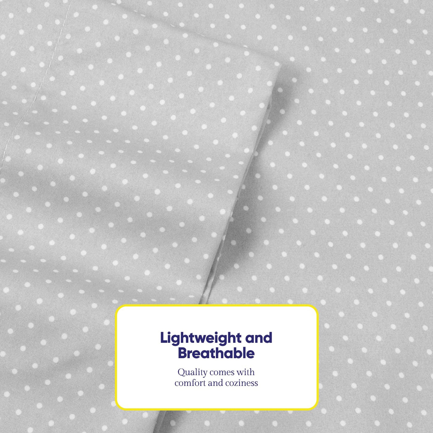 Sweet Home Collection™ 6 Piece Polka Dots Printed Sheet Set, Deluxe Ultra Soft 1500 Series, Double Brushed Microfiber