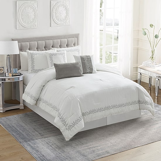 Sweet Home Collection™ Salerno 7 Piece Suede Elegant Bedding Set