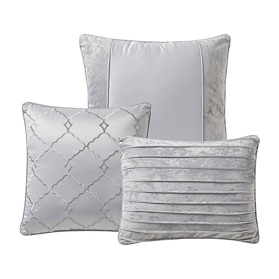 Sweet Home Collection™ Luna 7 Piece Crushed Velvet Elegant Bedding Set