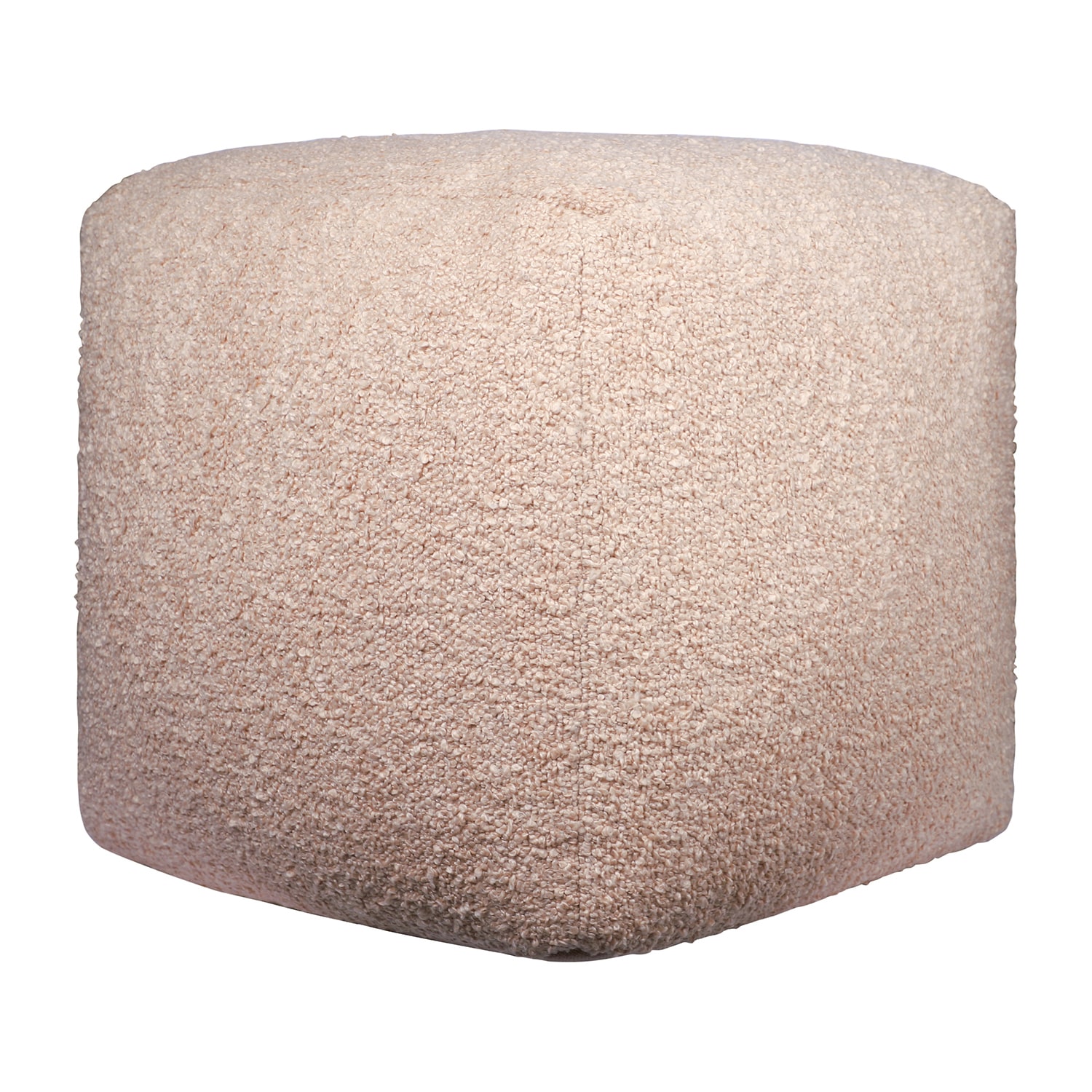 LR Home Albert 18" Handmade Polyester Pouf